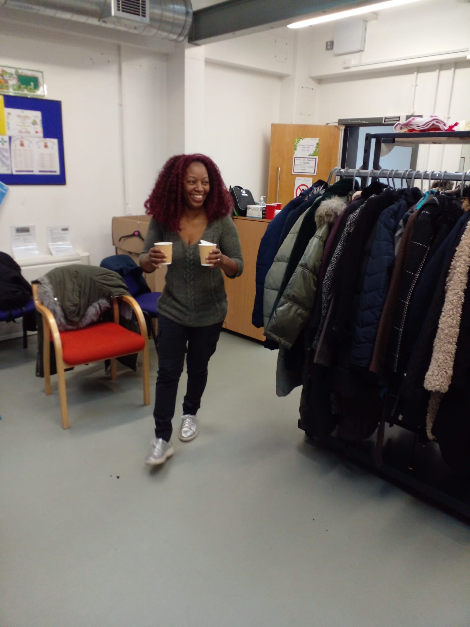 Winter coat distribution