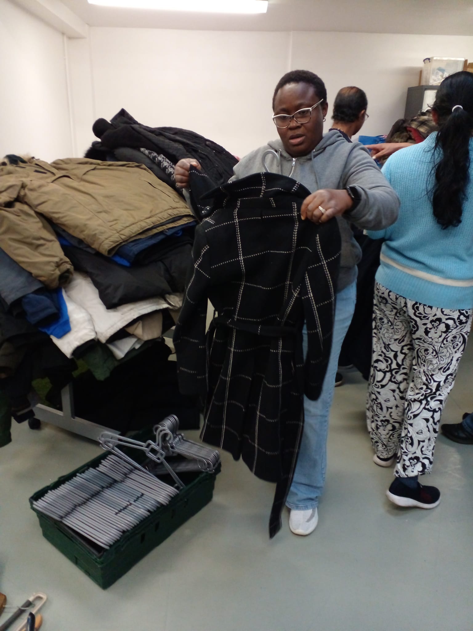 Winter coat distribution
