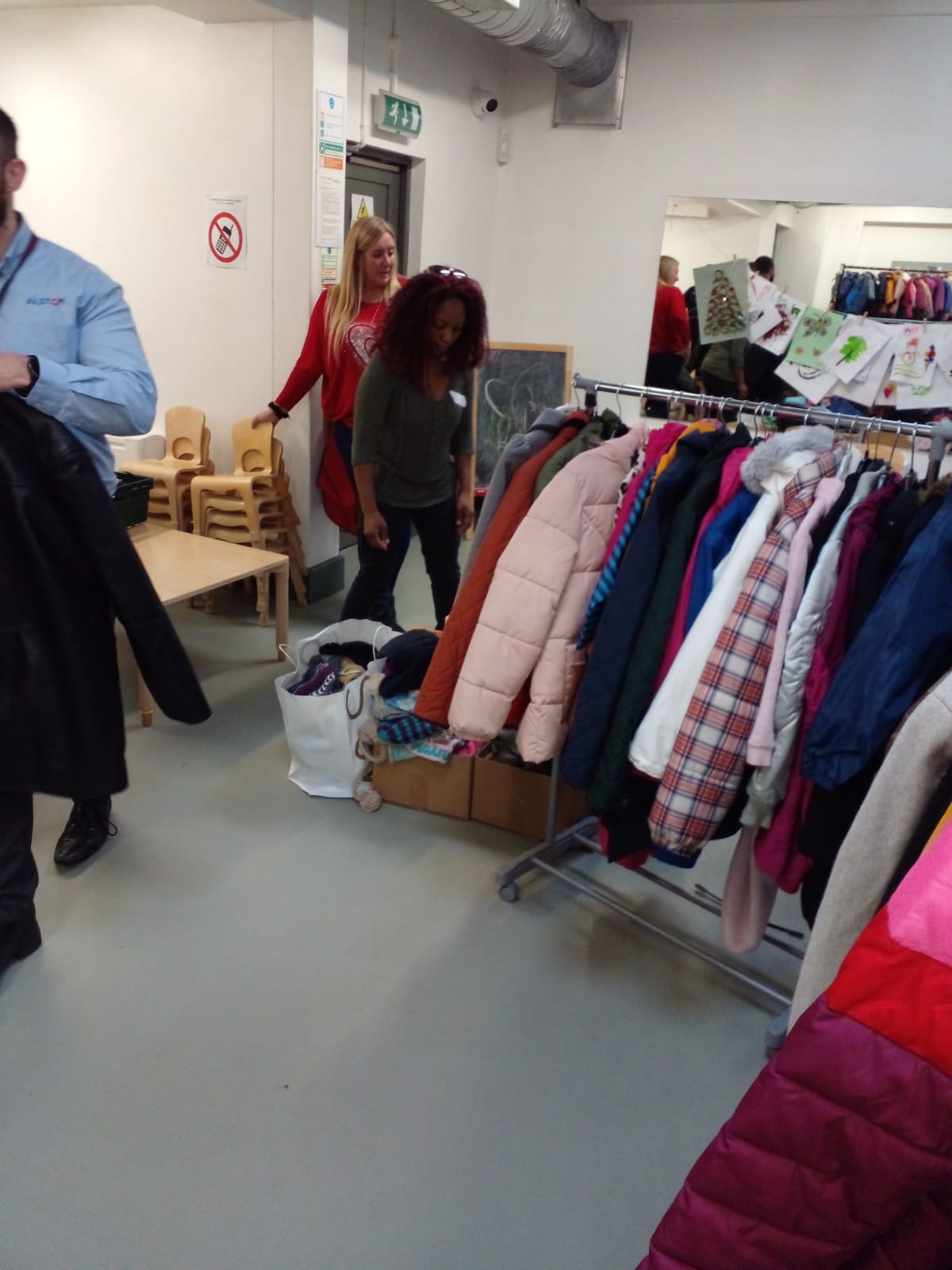 Winter coat distribution